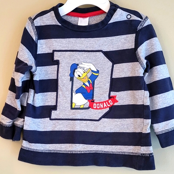 Disney Donald Duck striped sweatshirt - Picture 1 of 3